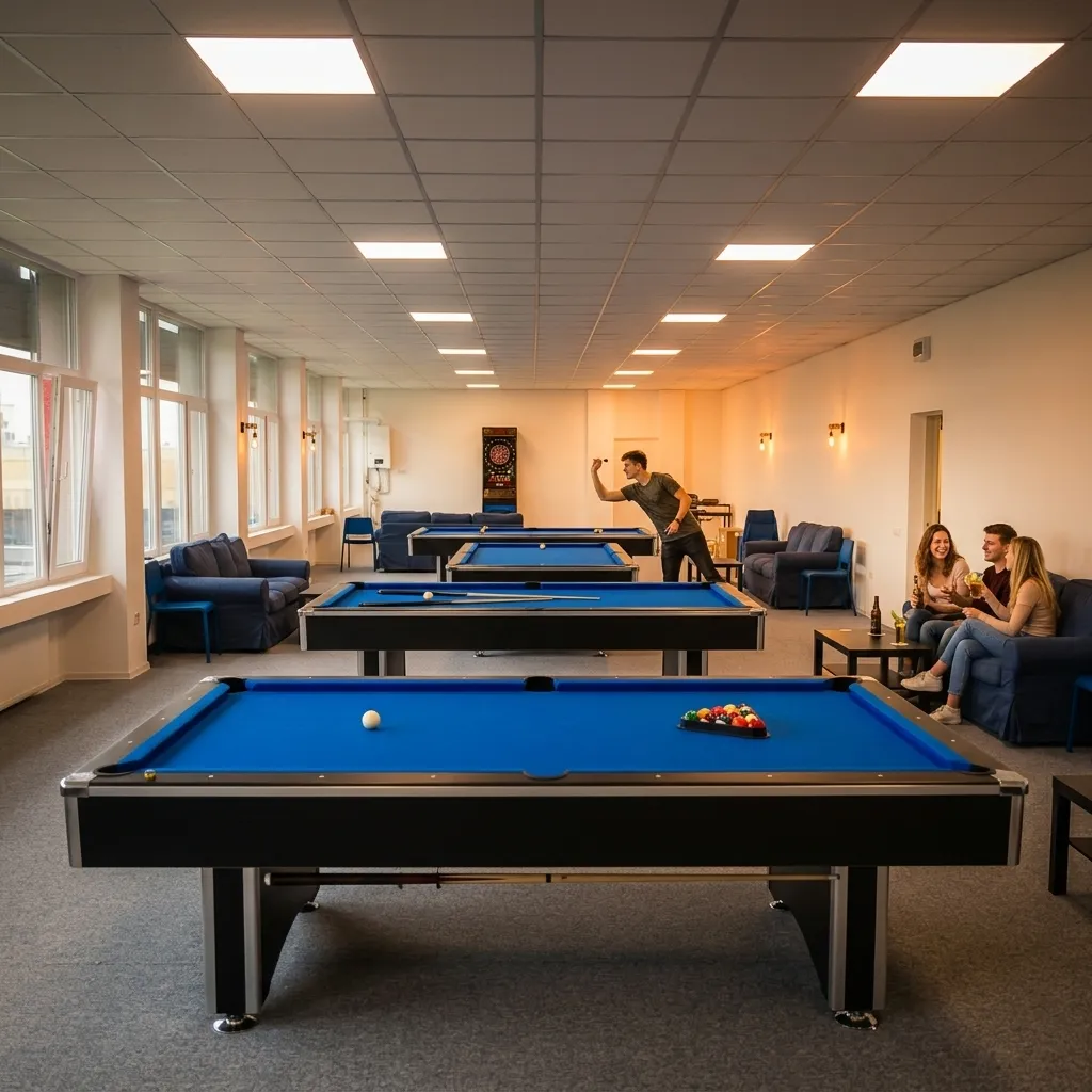Atmosferă relaxantă BiliardSud